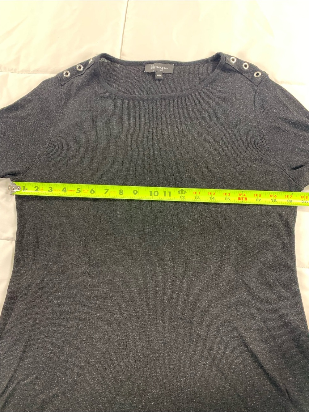 Pre loved LILY MORGAN shirt womens size M - Picture 3 of 5